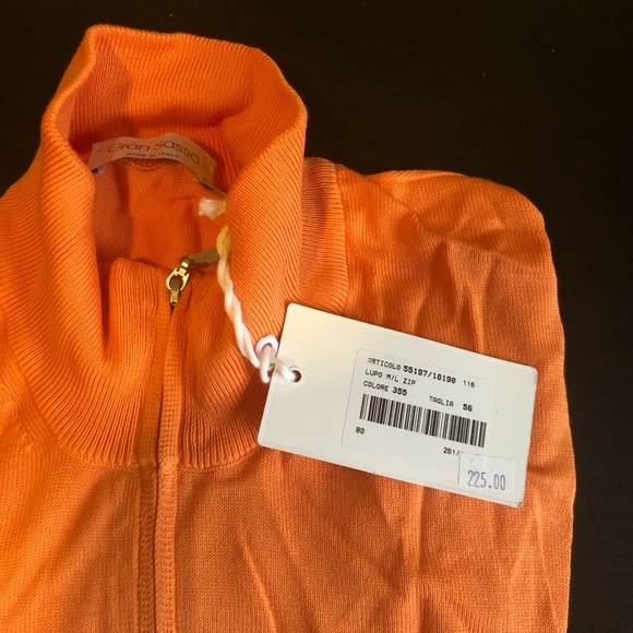 Gran Sasso 1/2 Zip sweater Size 56 - Picture 2 of 4